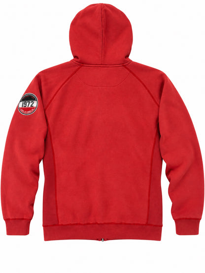 Ecko Unltd. Red World Famous Vintage Zip Hoodie